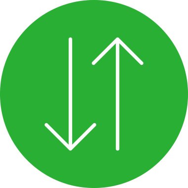 Ok. Web simgesi vektör illüstrasyonu