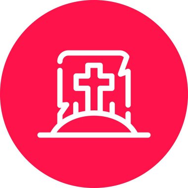 vektör Hıristiyan simgesi, basit vektör illüstrasyonu