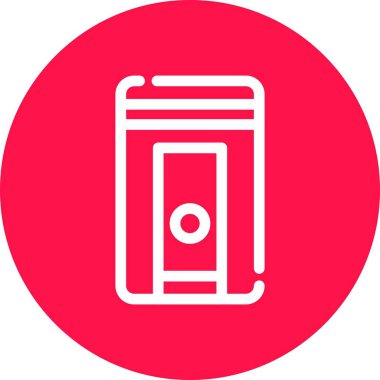 Benzersiz kitap vektörü simgesi