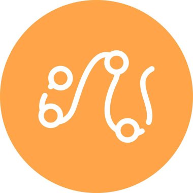 Modern simgenin vektör illüstrasyonu