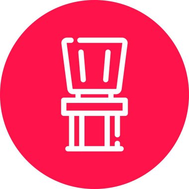 Vektör Koltuğu Simgesi illüstrasyonu