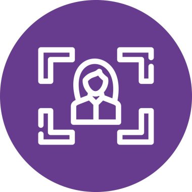 Kişilerin vektör simgesi, kişisel bilgi ve çalışma