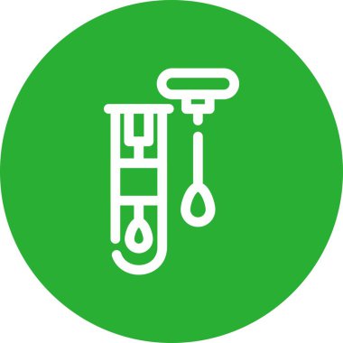 Boya Fırçası. Web simgesi basit illüstrasyon