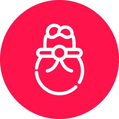 Bir noel simgesinin vektör illüstrasyonu