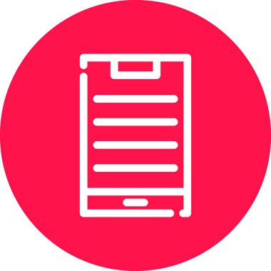 Belge simgesinin vektör illüstrasyonu