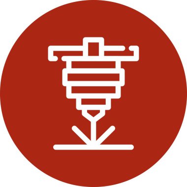 Vektör lamba simgesi, vektör illüstrasyonu