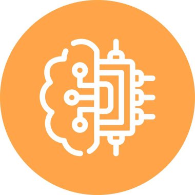 Vektör Beyin simgesi illüstrasyonu