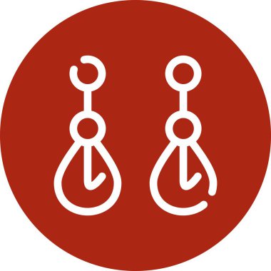 İp simgesinin vektör illüstrasyonu