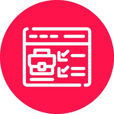 vektör lcd simgesi illüstrasyonu