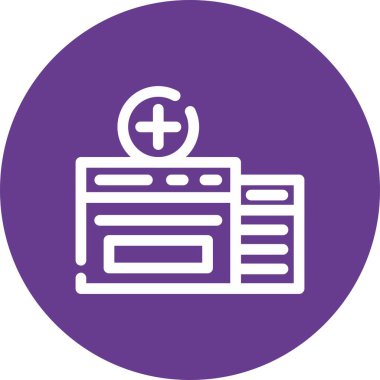 vektör tıbbi simgesi illüstrasyonu