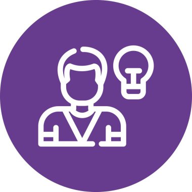 Vektör Adam Simgesi illüstrasyonu