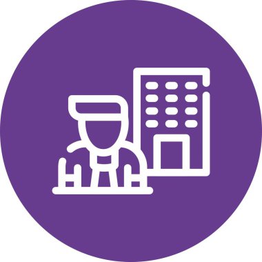 Vektör Adam simgesi, vektör illüstrasyonu