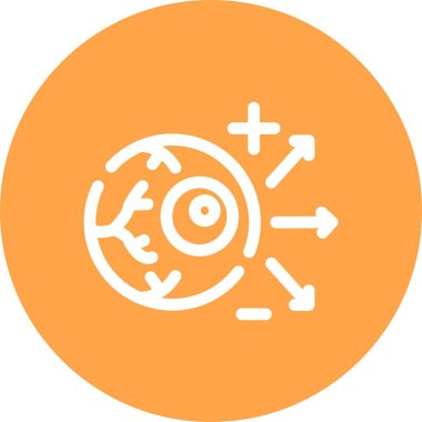 Hedef simgenin vektör illüstrasyonu