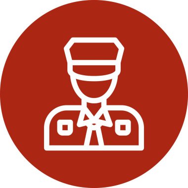 Bir kadın simgesinin vektör illüstrasyonu