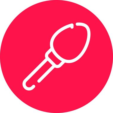 Tıbbi bir simgenin vektör illüstrasyonu