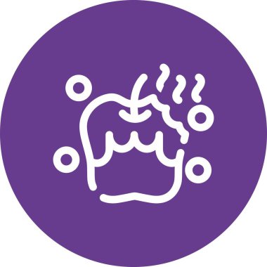 Gıda simgesinin vektör illüstrasyonu