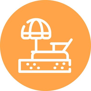 Benzersiz tekerlekli testere vektör simgesi