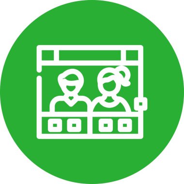 seo modern simgesinin vektör illüstrasyonu