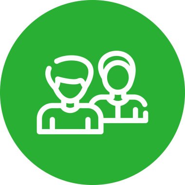 İnsan simgesinin vektör illüstrasyonu