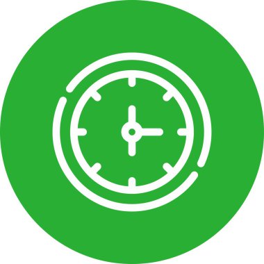 Saat simgesinin vektör illüstrasyonu