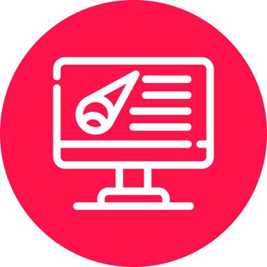 Seo simgesinin vektör illüstrasyonu