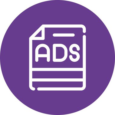 vektör adları düz simgesi