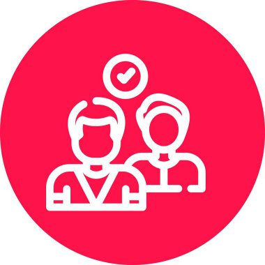 insanlar simge vektör illüstrasyonu