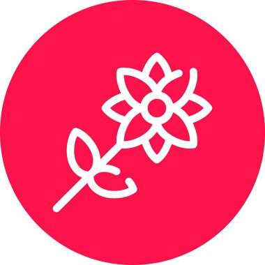 Vektör Çiçeği Simgesi illüstrasyonu