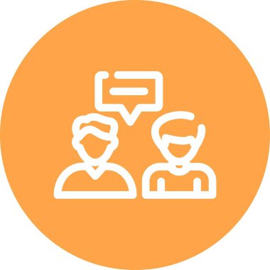 Vektör sohbet simgesi illüstrasyonu