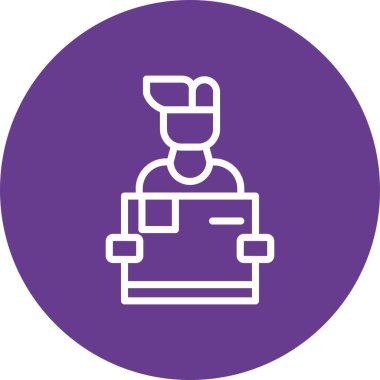 Vektör Adam simgesi, vektör illüstrasyonu