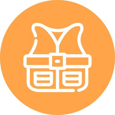 Eşsiz yelek Vektör Kabartma Simgesi