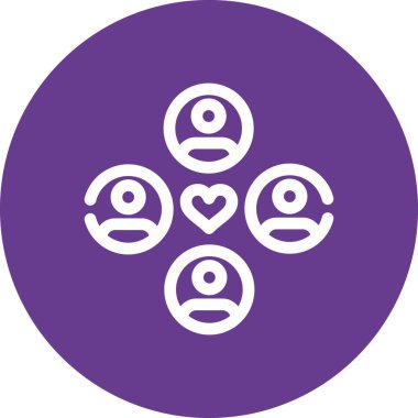 Modern insan simgesinin vektör çizimi