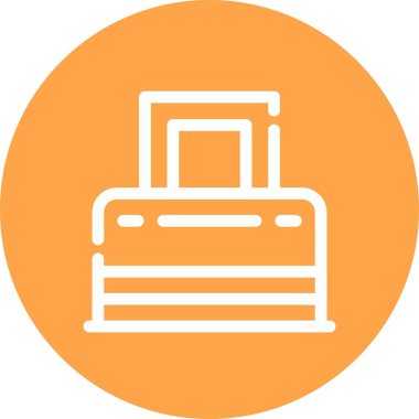 güzel pasta vektör çizgisi simgesi