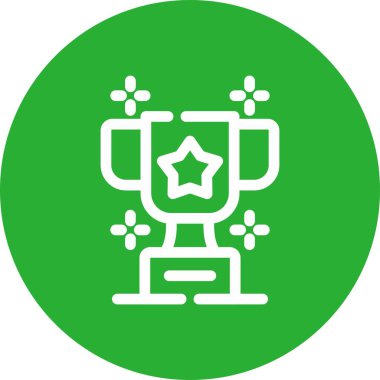 kupa simgesi vektör illüstrasyonu