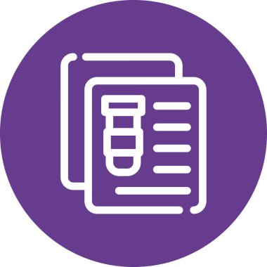 Vektör Defteri Simgesi illüstrasyonu