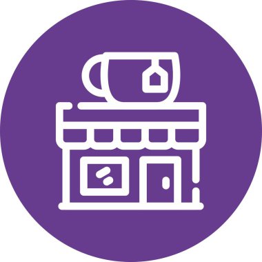 vektör mağaza simgesi çizimi