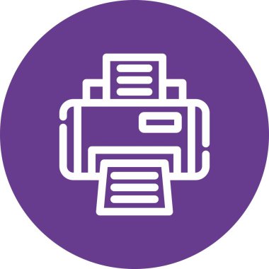 Güzel Yazıcı Kabartma Vektörü Simgesi