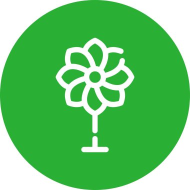 Eşsiz Çiçek Vektörü Kabartma Simgesi