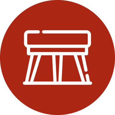 bank ikonu vektör illüstrasyonu