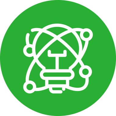 Robot simgesinin vektör illüstrasyonu