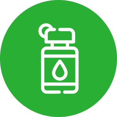 su şişesi simgesi, vektör illüstrasyonu