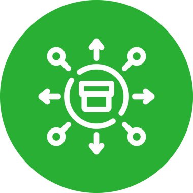 seo modern simgesinin vektör illüstrasyonu