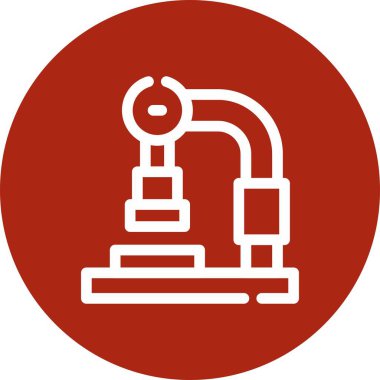 Bir robot simgesinin vektör illüstrasyonu