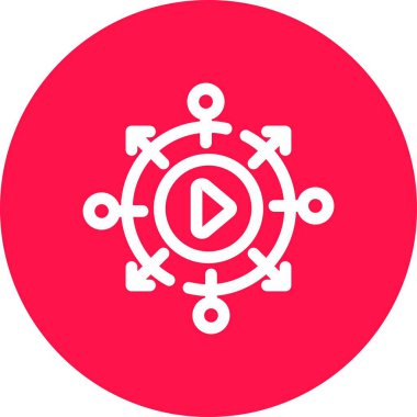 İş ve finans simgesinin vektör illüstrasyonu