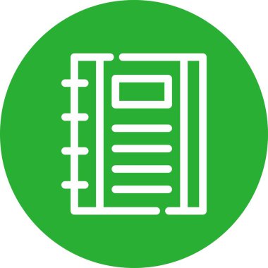 kitap simgesi vektör illüstrasyonu
