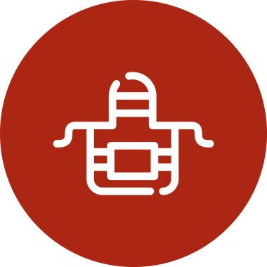 Benzersiz yangın söndürücü vektör simgesi