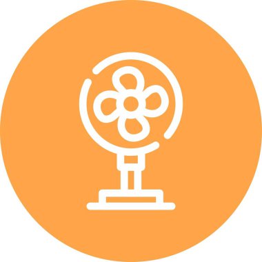 Benzersiz Radyo Vektör Satırı Simgesi