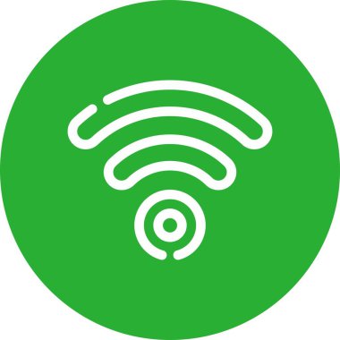 wifi simgesi vektör illüstrasyonu