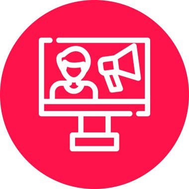 seo modern simgesinin vektör illüstrasyonu