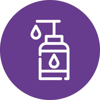 su şişesi simge vektör çizim